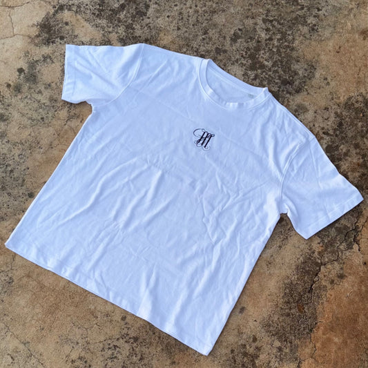 PRE-ORDER CAMISETA OVERSIZE BLANCA/NEGRA MACARRISMO Y ELEGANCIA DROP #1